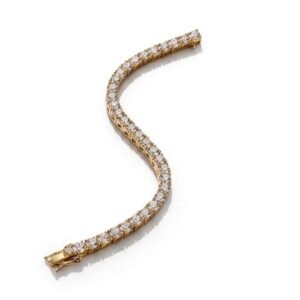 18K Gold Plated Tennis Bracelet